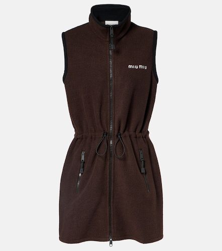 Miu Miu Robe à logo - Miu Miu - Modalova