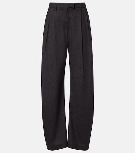 Pantalon ample en laine vierge - Brunello Cucinelli - Modalova