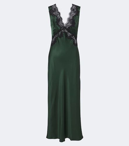 Robe midi Lysandra en satin à dentelle - Rixo - Modalova
