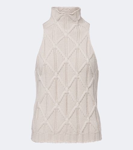 Pull sans manches en laine et cachemire - Jardin des Orangers - Modalova