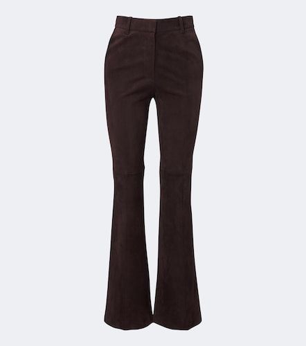 Pantalon évasé Tafira en daim - Joseph - Modalova