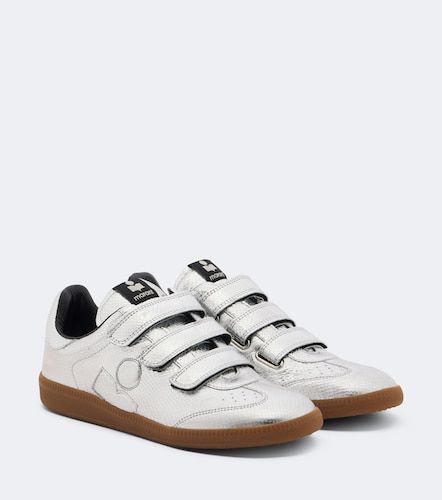 Baskets Beth en cuir métallisé - Isabel Marant - Modalova