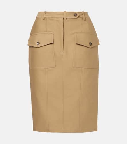 Jupe midi en coton mlang - Tom Ford - Modalova