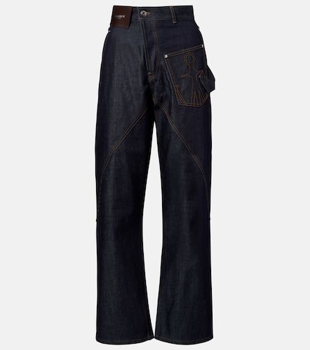 Jean straight à broderies - JW Anderson - Modalova