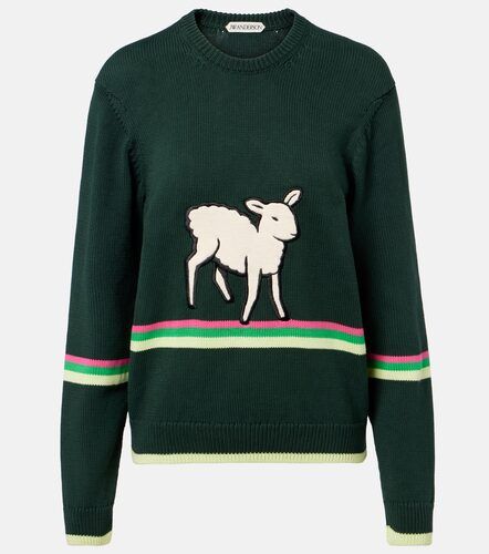 Pull en coton à broderie - JW Anderson - Modalova