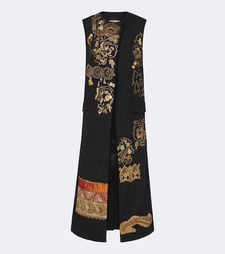Gilet en coton à ornements - Dries Van Noten - Modalova