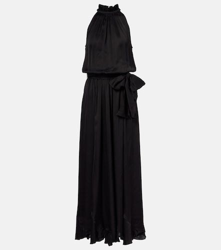 Robe longue Nina en satin - Poupette St Barth - Modalova
