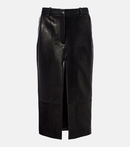 Khaite Jupe midi Anden en cuir - Khaite - Modalova