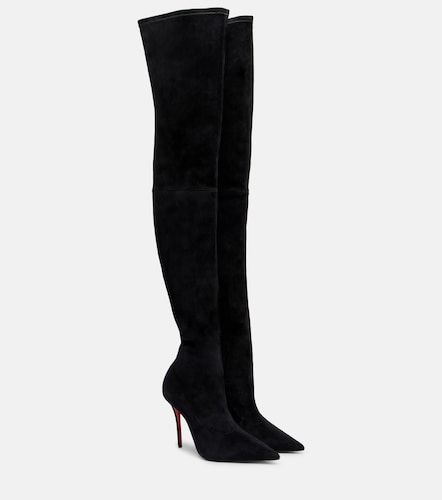 Cuissardes Miss Z 100 en daim - Christian Louboutin - Modalova