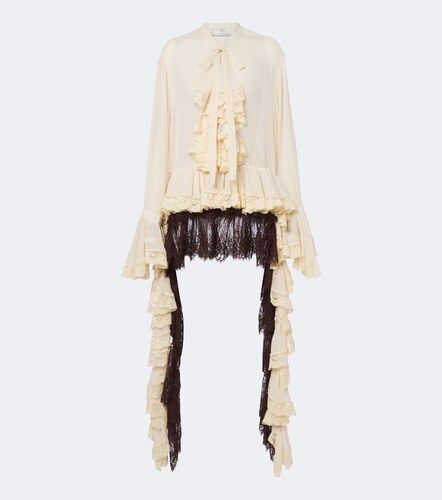 Blouse à volants et dentelle - Xu Zhi - Modalova