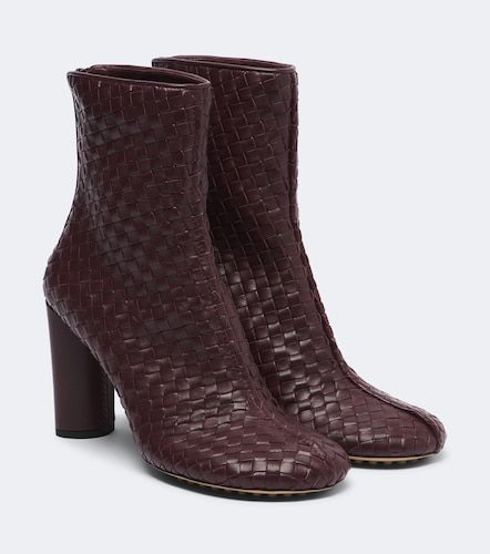 Bottines en cuir Intrecciato - Bottega Veneta - Modalova