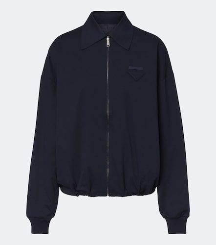 Veste blouson réversible en coton - Prada - Modalova