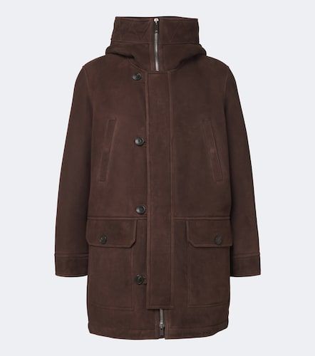Parka en daim et shearling - Yves Salomon - Modalova