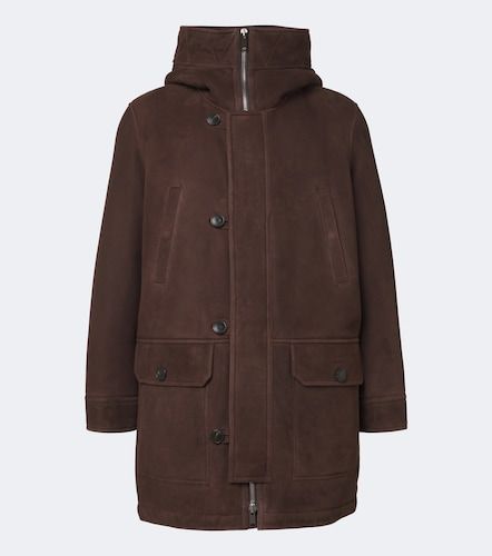 Parka en daim et shearling - Yves Salomon - Modalova