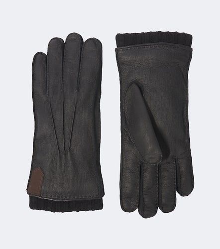 Canali Gants en cuir et cachemire - Canali - Modalova