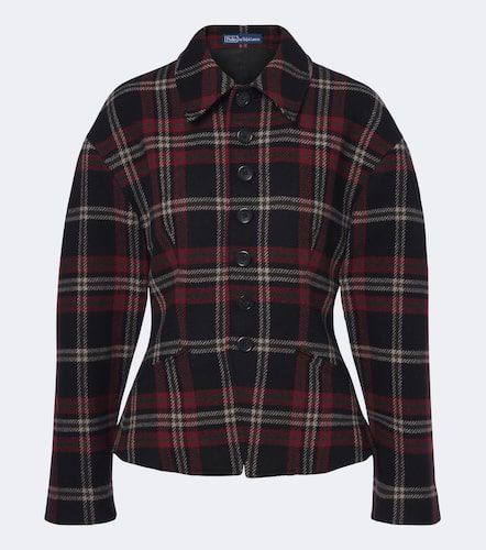 Veste en laine mélangée à carreaux - Polo Ralph Lauren - Modalova