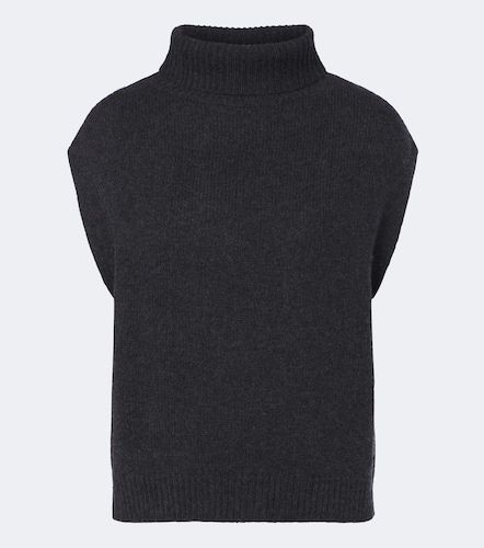 Pull sans manches à col roulé en laine et cachemire - Jardin des Orangers - Modalova