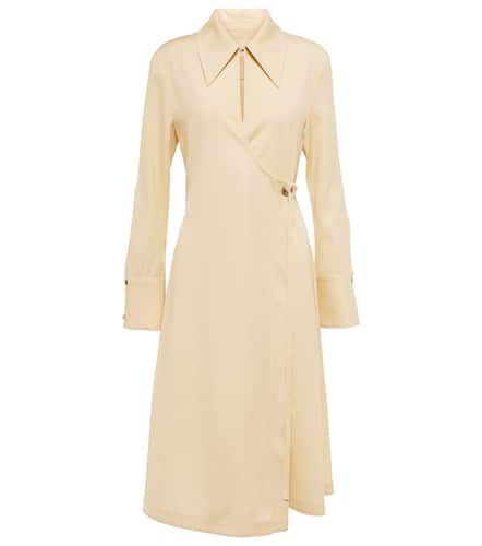 Robe portefeuille en laine - Jil Sander - Modalova