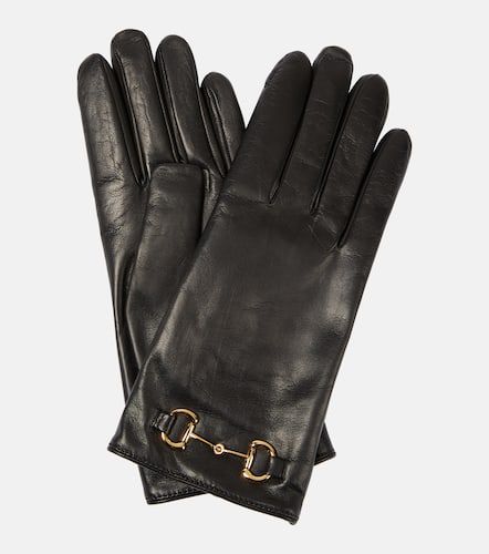 Gucci Gants Horsebit en cuir - Gucci - Modalova