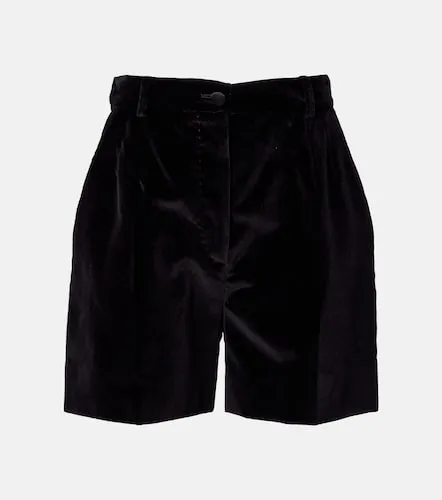 Short en velours de coton et soie - Dolce&Gabbana - Modalova