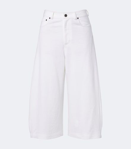 Jupe-culotte en coton et lin - Brunello Cucinelli - Modalova
