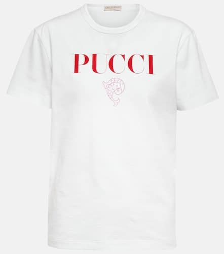 T-shirt en coton à logo - Pucci - Modalova