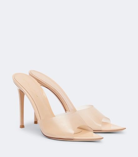 Mules Elle 105 en cuir verni et TPU - Gianvito Rossi - Modalova