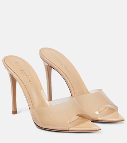 Mules Elle 105 en cuir verni et PVC - Gianvito Rossi - Modalova