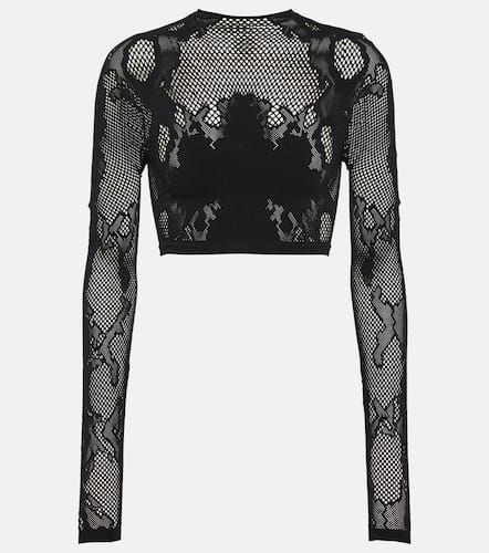 Top raccourci Cobra en dentelle - Dion Lee - Modalova