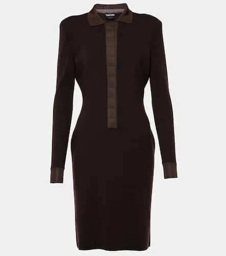 Robe en laine et soie mélangées - Tom Ford - Modalova