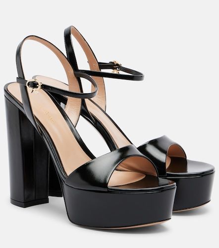 Sandales à plateau Marlena en cuir - Gianvito Rossi - Modalova