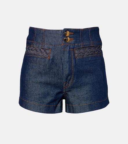 Short Awaken à taille haute en jean - Zimmermann - Modalova