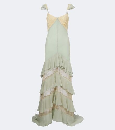 Robe longue Auralite en dentelle - De La Vali - Modalova