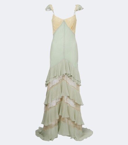 Robe longue Auralite en dentelle - De La Vali - Modalova