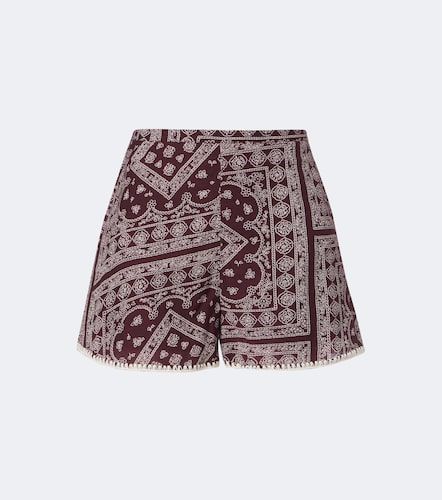 Short Tennison en coton mélangé à imprimé - Veronica Beard - Modalova