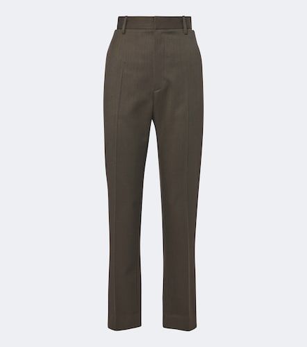Pantalon droit en laine vierge - Victoria Beckham - Modalova