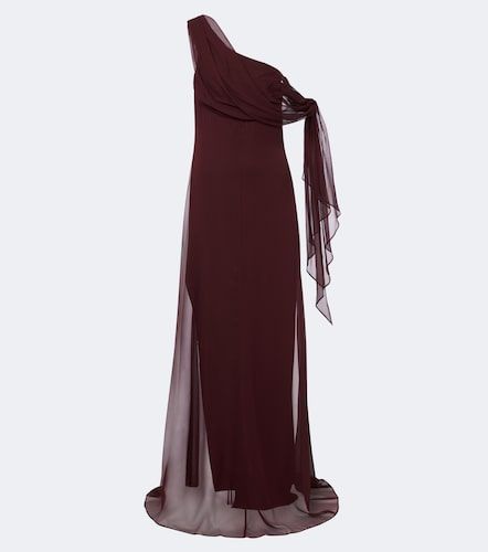 Robe longue asymétrique en soie - The Sei - Modalova