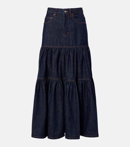 Saint Laurent Jupe longue en denim - Saint Laurent - Modalova