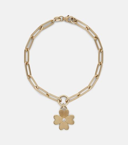 Bracelet True Love Four Heart Clover en or 18 ct et diamants - FoundRae - Modalova