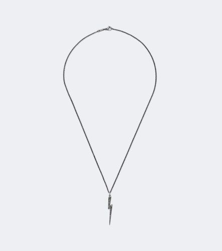 Collier Thunder en or blanc 18 ct (750/1000) avec diamants - Ileana Makri - Modalova