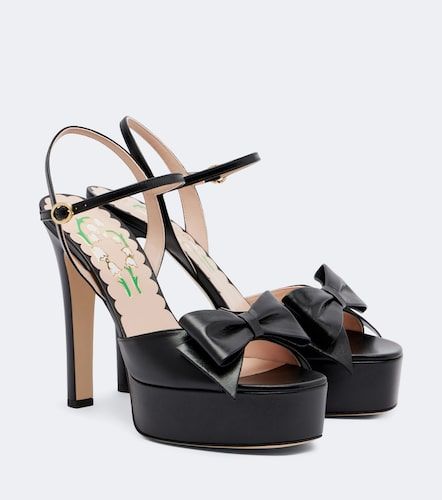 Sandales à plateau Bowow en cuir - Valentino Garavani - Modalova