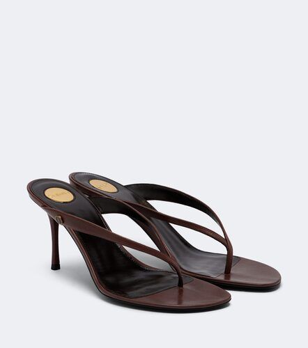 Saint Laurent Mules Sue en cuir - Saint Laurent - Modalova