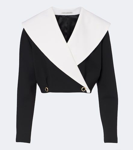 Veste en crêpe de laine mélangée - Alessandra Rich - Modalova