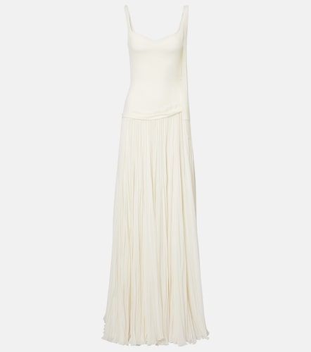Robe longue de mariée Ana en crêpe - Marmar Halim - Modalova