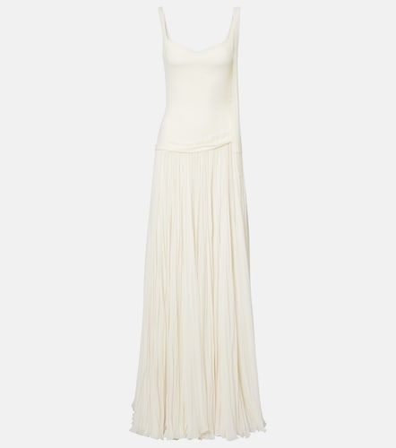 Robe longue de mariée Ana en crêpe - Marmar Halim - Modalova