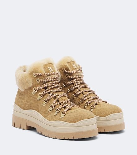 Bottines Arosa en daim et shearling - Bogner - Modalova