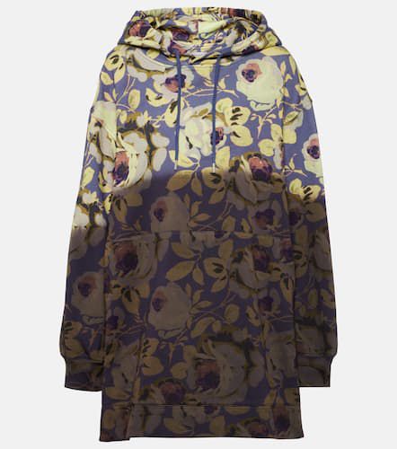 Robe à capuche Hasper en coton à fleurs - Dries Van Noten - Modalova