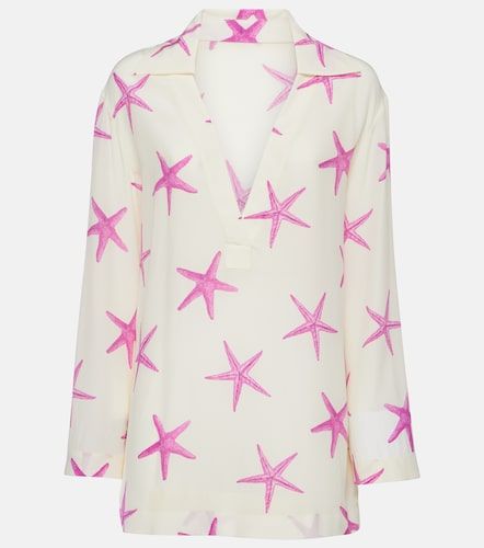 Chemise en soie à imprimé - Valentino Garavani - Modalova