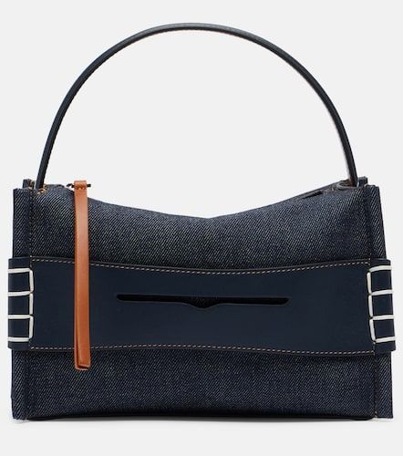 Sac porté épaule Loafer Small en denim - JW Anderson - Modalova