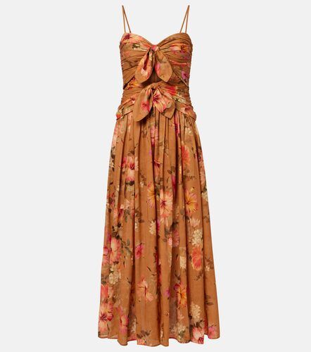 Robe Mahon en soie à imprimé floral - Zimmermann - Modalova